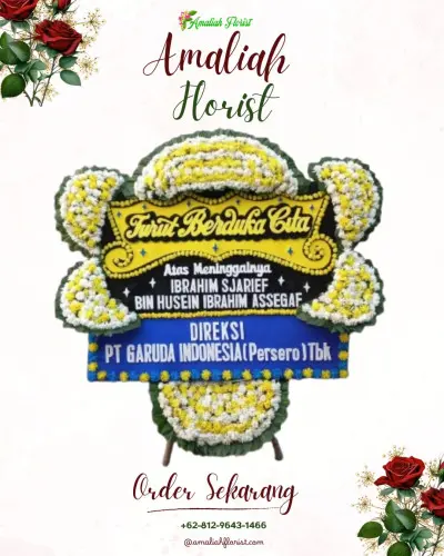 Papan Bunga Duka di Cipelem